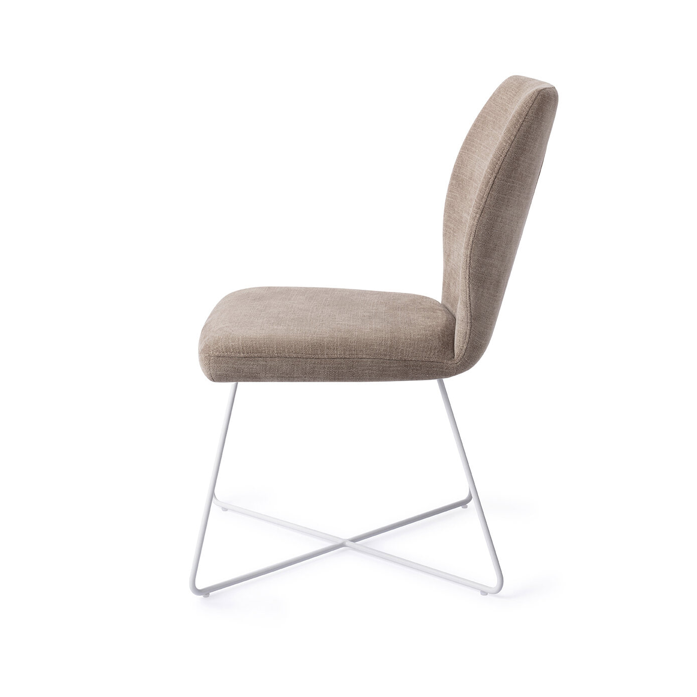 Jesper Home Eetkamerstoel 'Ikata' Cross White, kleur Mocha Mist