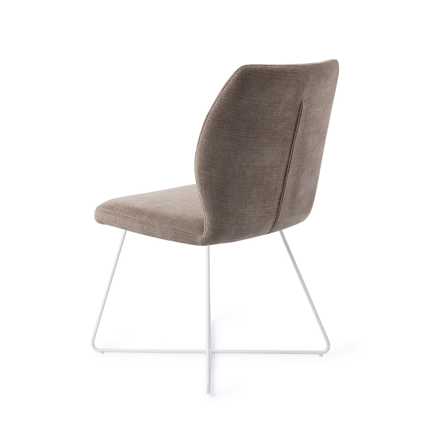 Jesper Home Eetkamerstoel 'Ikata' Cross White, kleur Mocha Mist