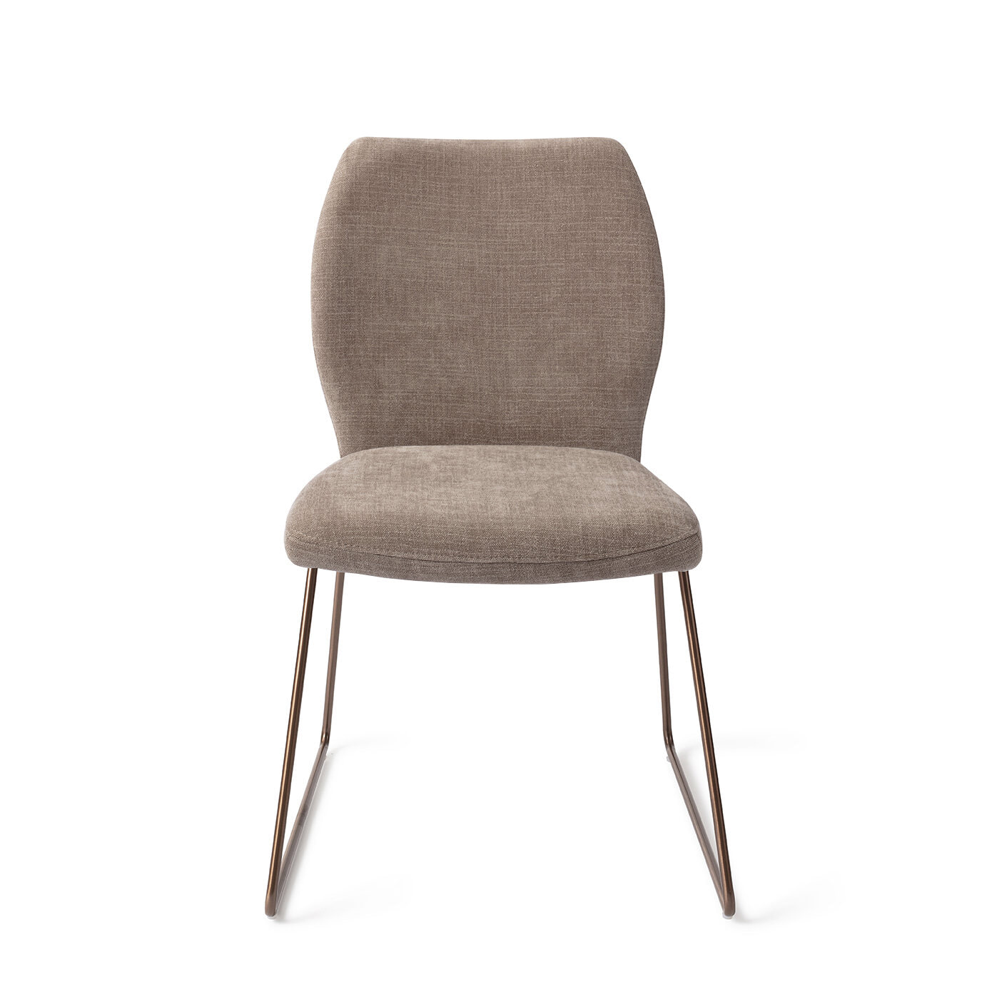 Jesper Home Eetkamerstoel 'Ikata' Slide Rose, kleur Mocha Mist