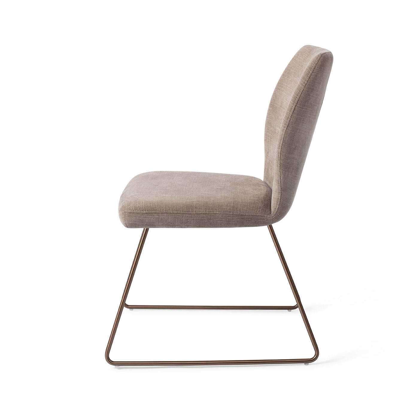 Jesper Home Eetkamerstoel 'Ikata' Slide Rose, kleur Mocha Mist