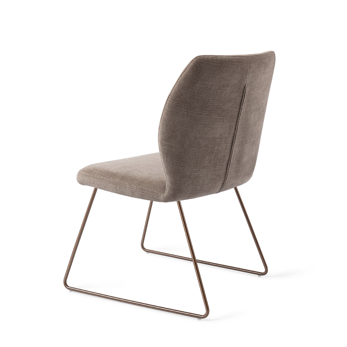 Jesper Home Eetkamerstoel 'Ikata' Slide Rose, kleur Mocha Mist