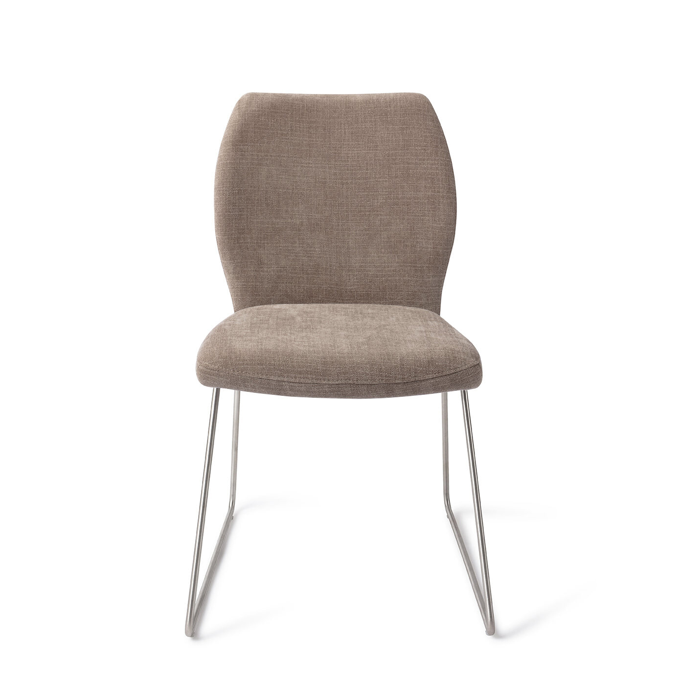 Jesper Home Eetkamerstoel 'Ikata' Slide Steel, kleur Mocha Mist