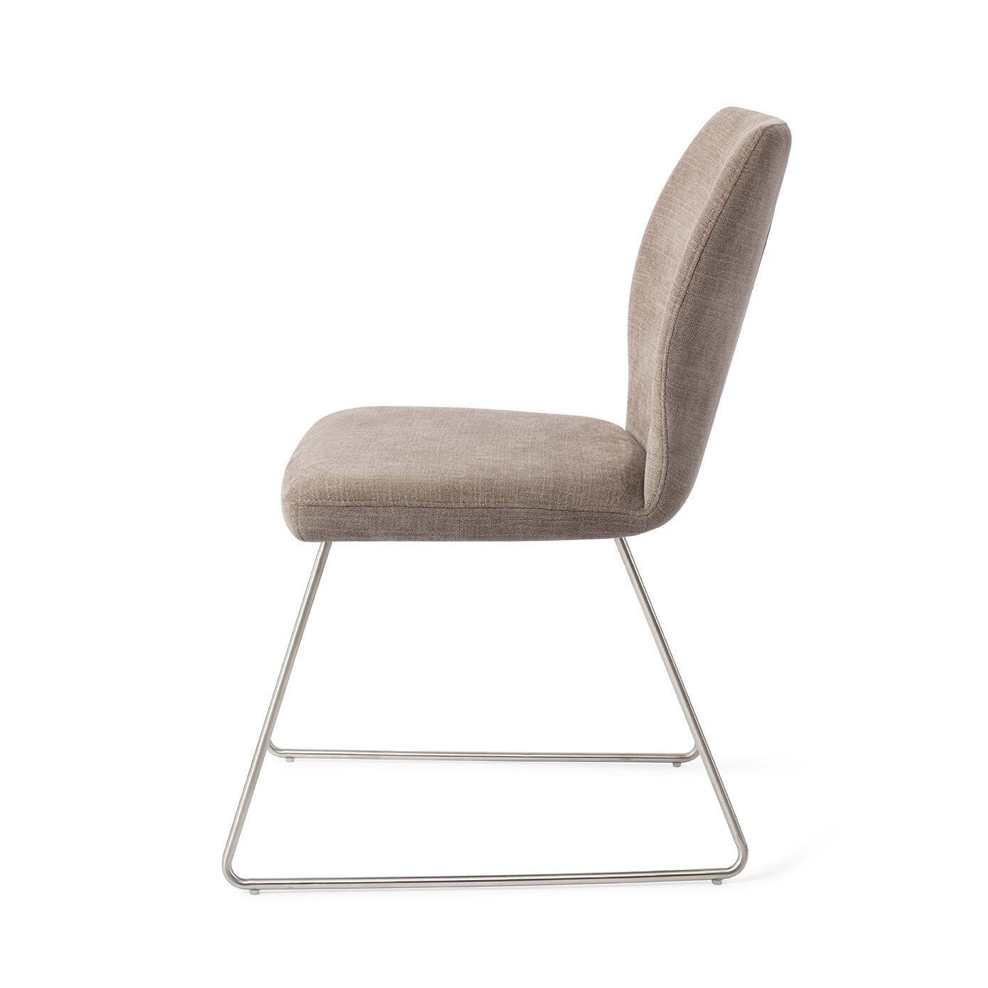 Jesper Home Eetkamerstoel 'Ikata' Slide Steel, kleur Mocha Mist