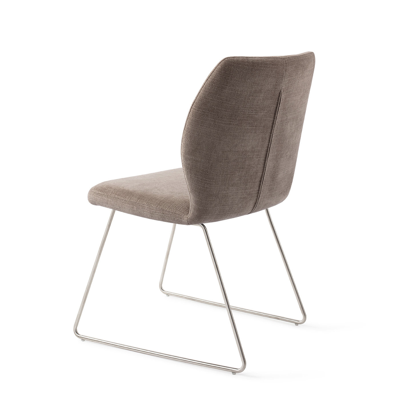 Jesper Home Eetkamerstoel 'Ikata' Slide Steel, kleur Mocha Mist
