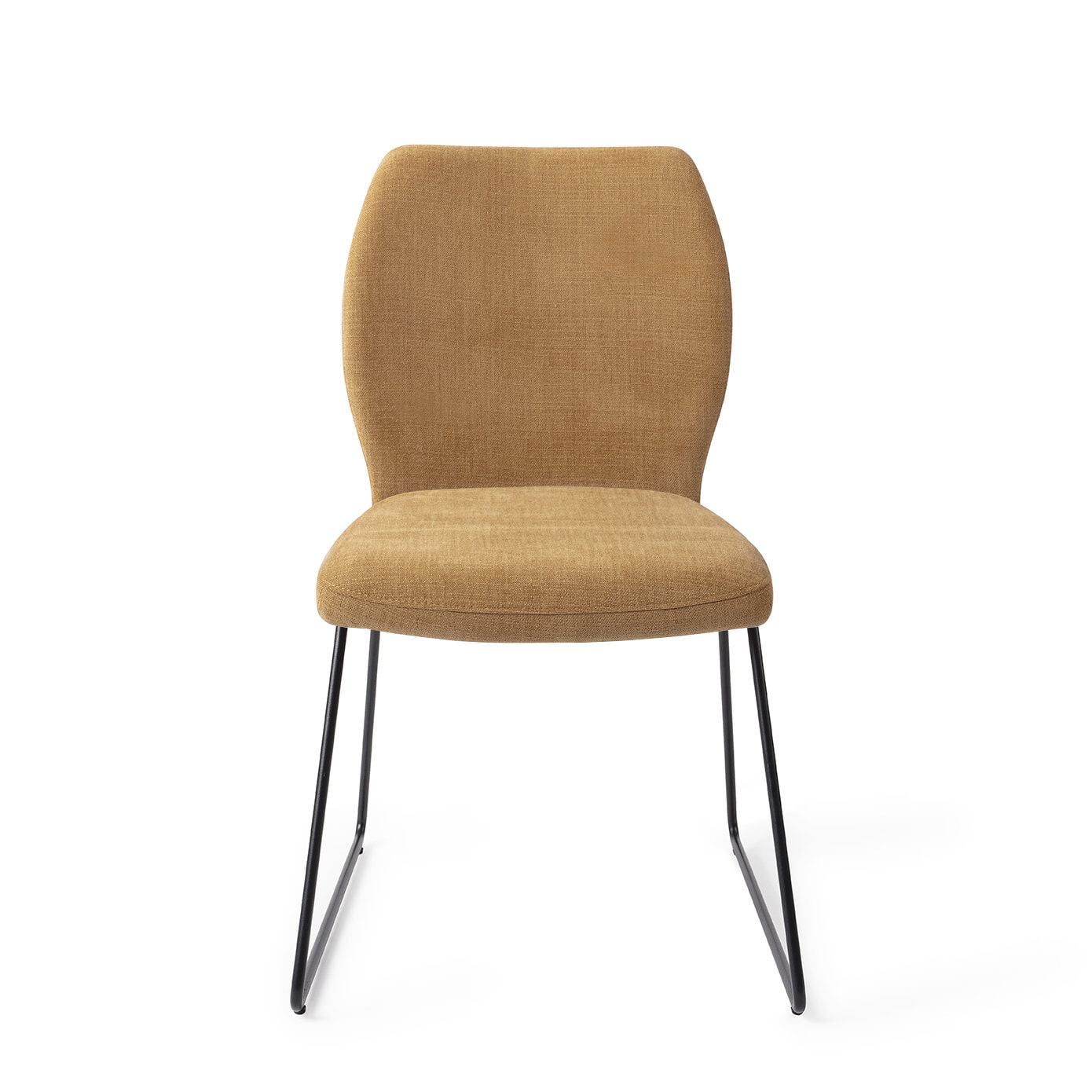 Jesper Home Eetkamerstoel 'Ikata' Slide Black, kleur Honey Harvest