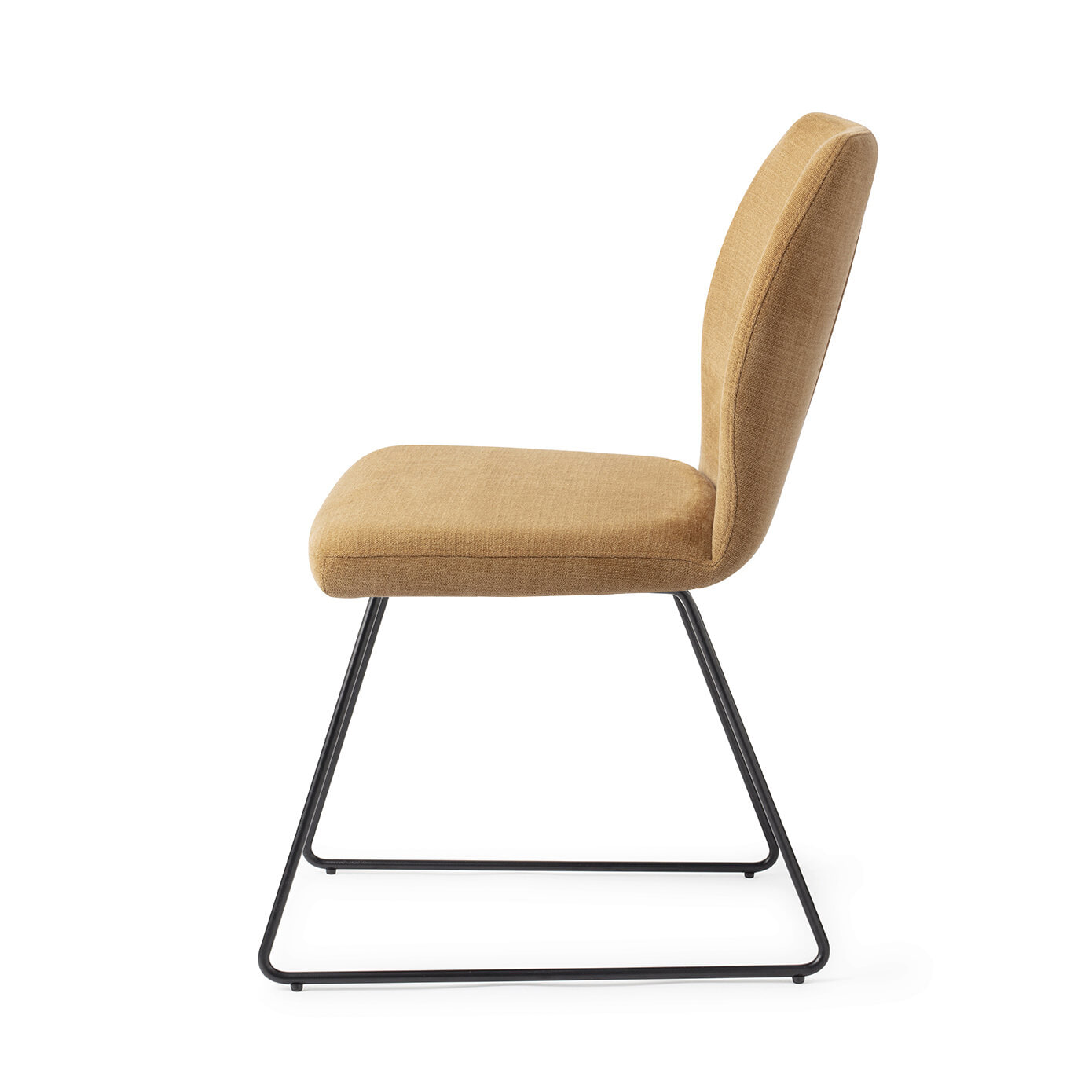 Jesper Home Eetkamerstoel 'Ikata' Slide Black, kleur Honey Harvest