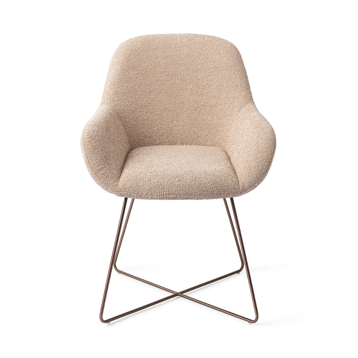 Jesper Home Eetkamerstoel 'Kushi' Cross Rose, kleur Flax Relax