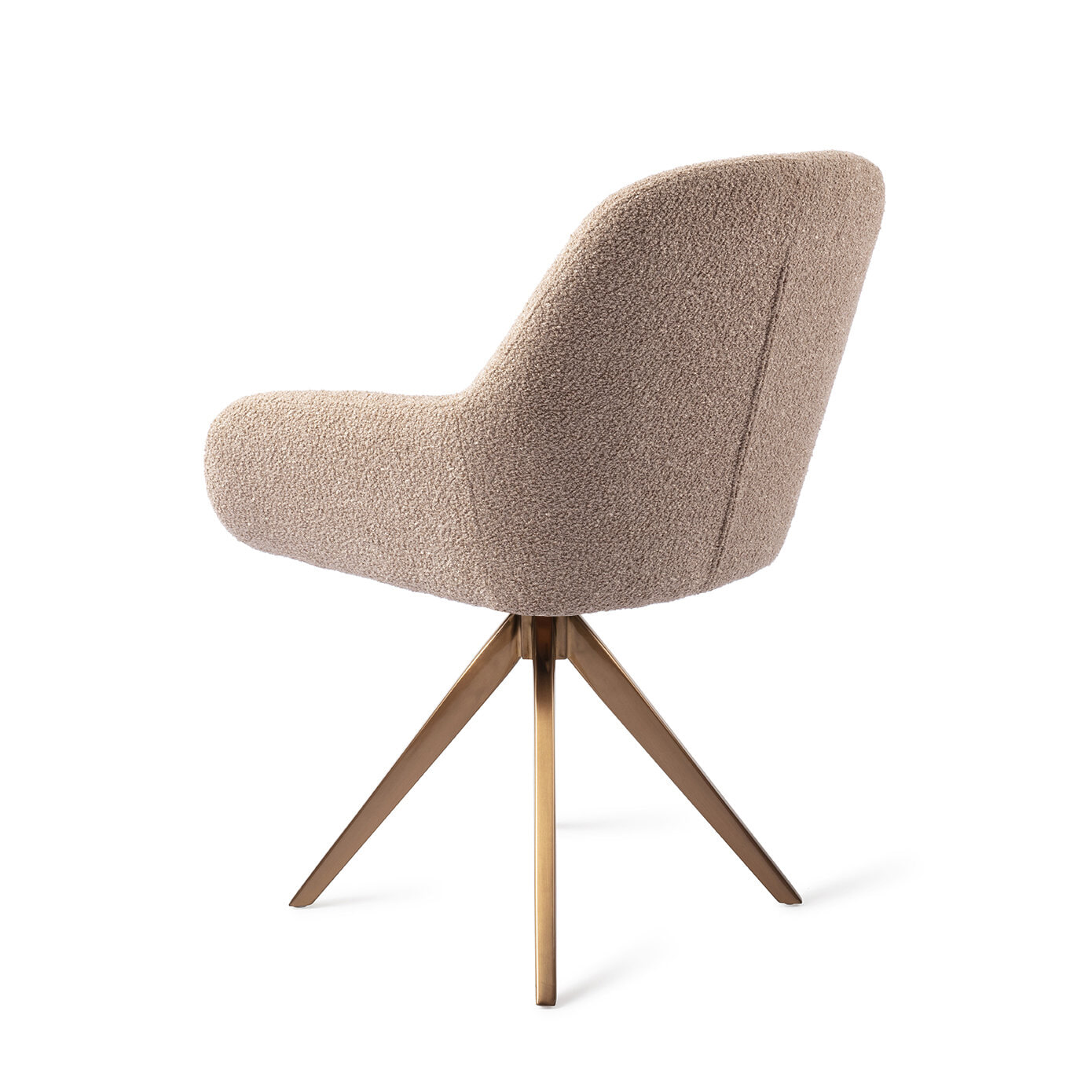 Jesper Home Eetkamerstoel 'Kushi' Turn Rose, Draaibaar, kleur Flax Relax