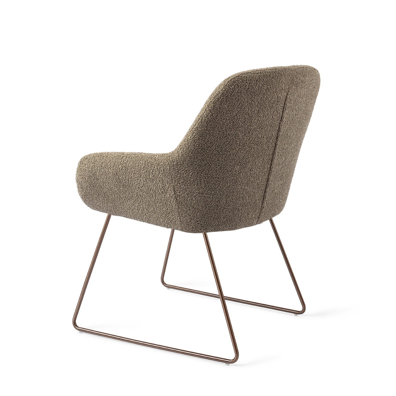 Jesper Home Eetkamerstoel 'Kushi' Slide Rose, kleur Moss Meadow