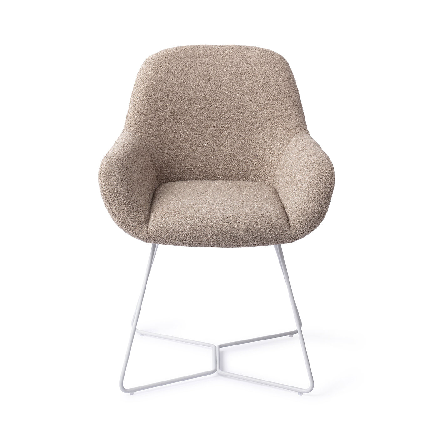 Jesper Home Eetkamerstoel 'Kushi' Beehive White, kleur Stone Haze