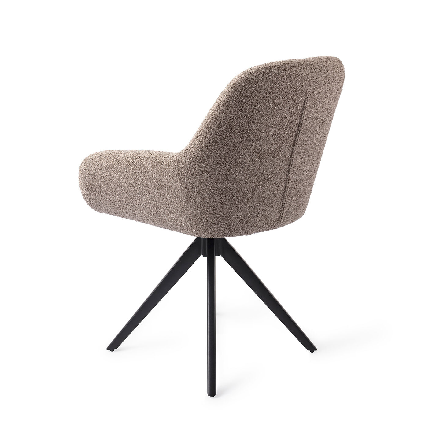 Jesper Home Eetkamerstoel 'Kushi' Turn Black, Draaibaar, kleur Stone Haze