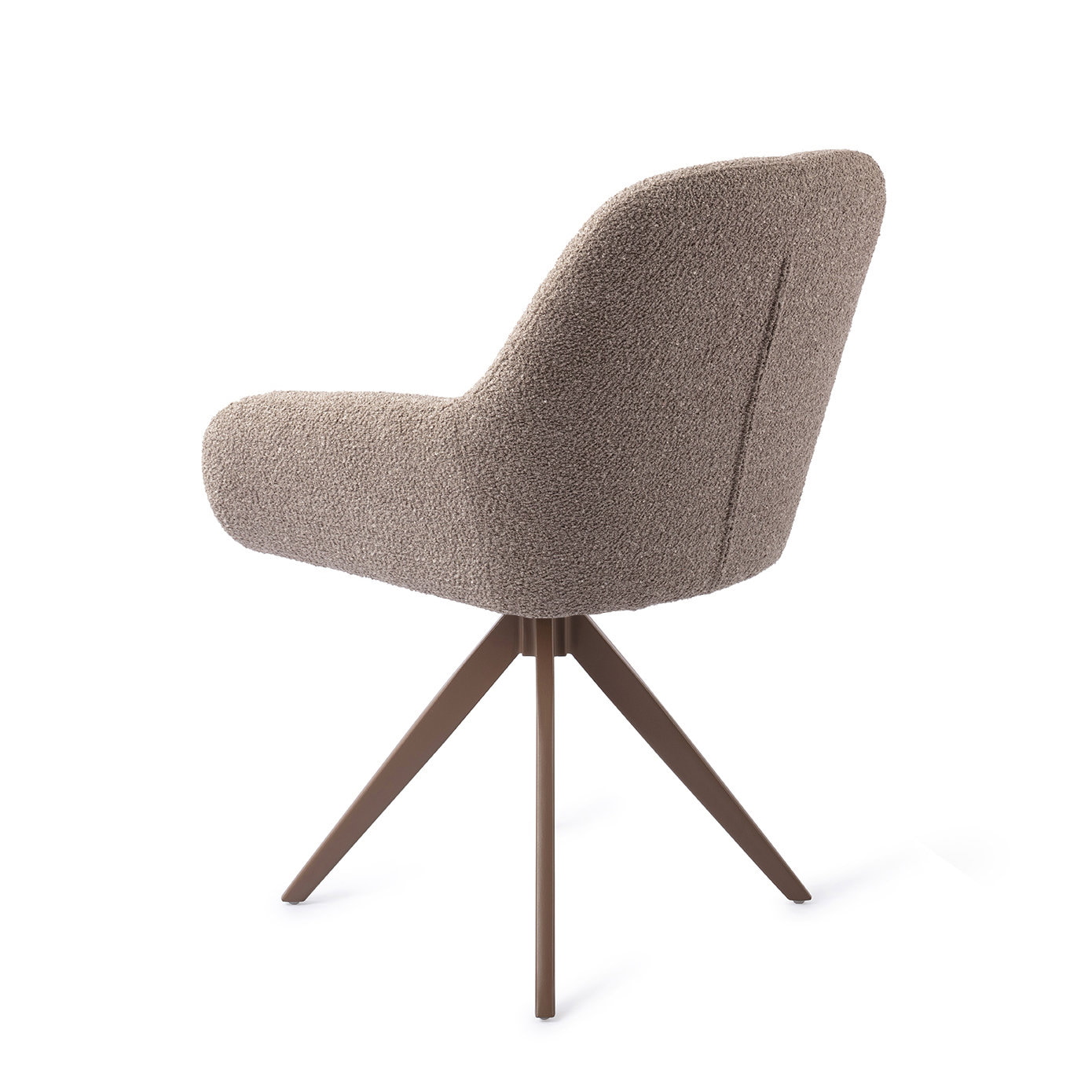 Jesper Home Eetkamerstoel 'Kushi' Turn Brown, Draaibaar, kleur Stone Haze