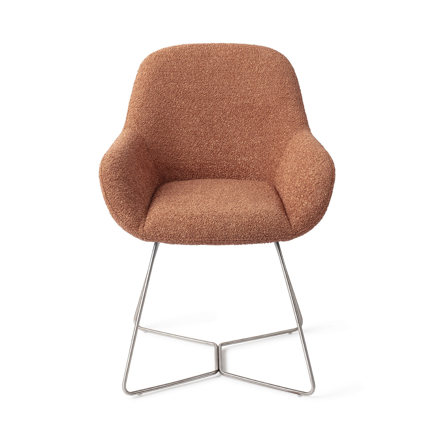 Jesper Home Eetkamerstoel 'Kushi' Beehive Steel, kleur Amber Autumn