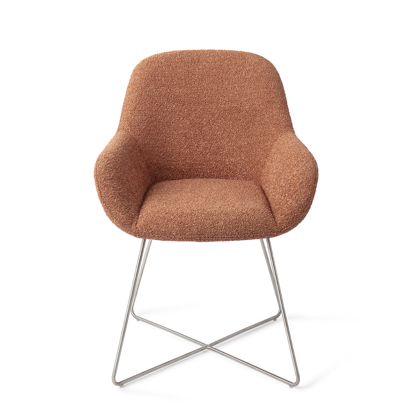 Jesper Home Eetkamerstoel 'Kushi' Cross Steel, kleur Amber Autumn