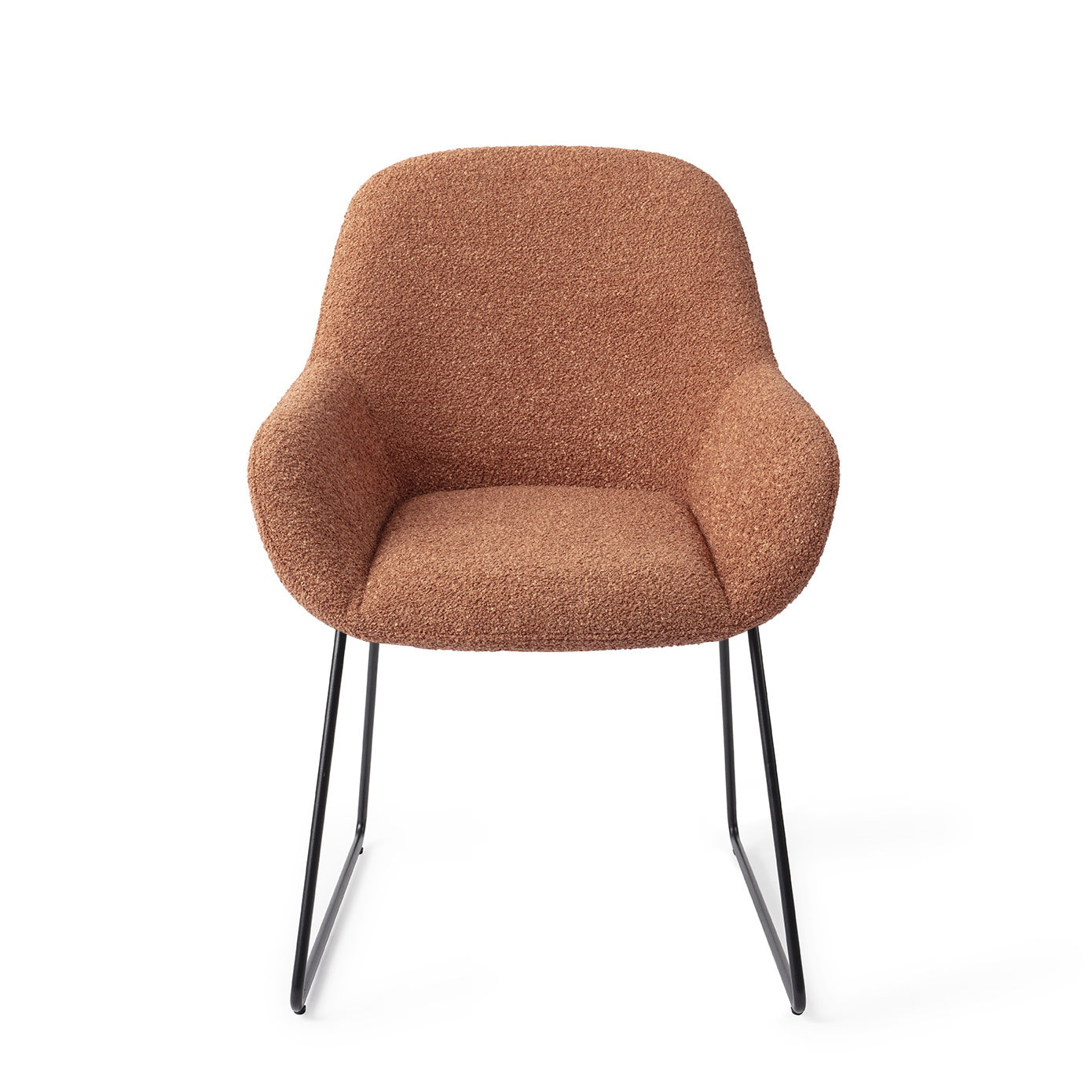 Jesper Home Eetkamerstoel 'Kushi' Slide Black, kleur Amber Autumn