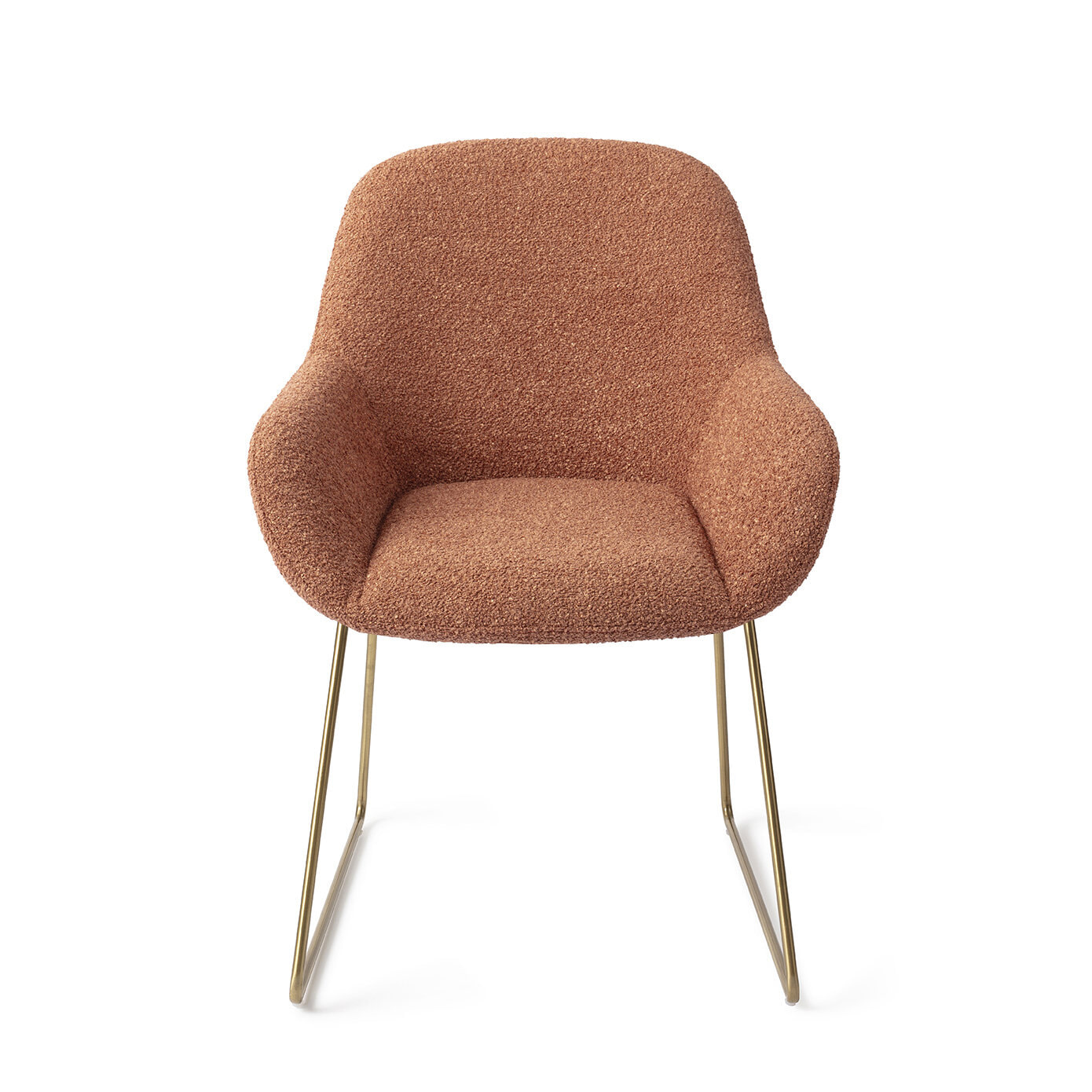 Jesper Home Eetkamerstoel 'Kushi' Slide Gold, kleur Amber Autumn