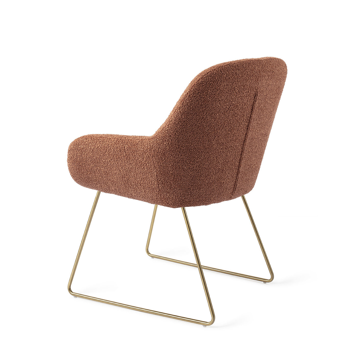 Jesper Home Eetkamerstoel 'Kushi' Slide Gold, kleur Amber Autumn