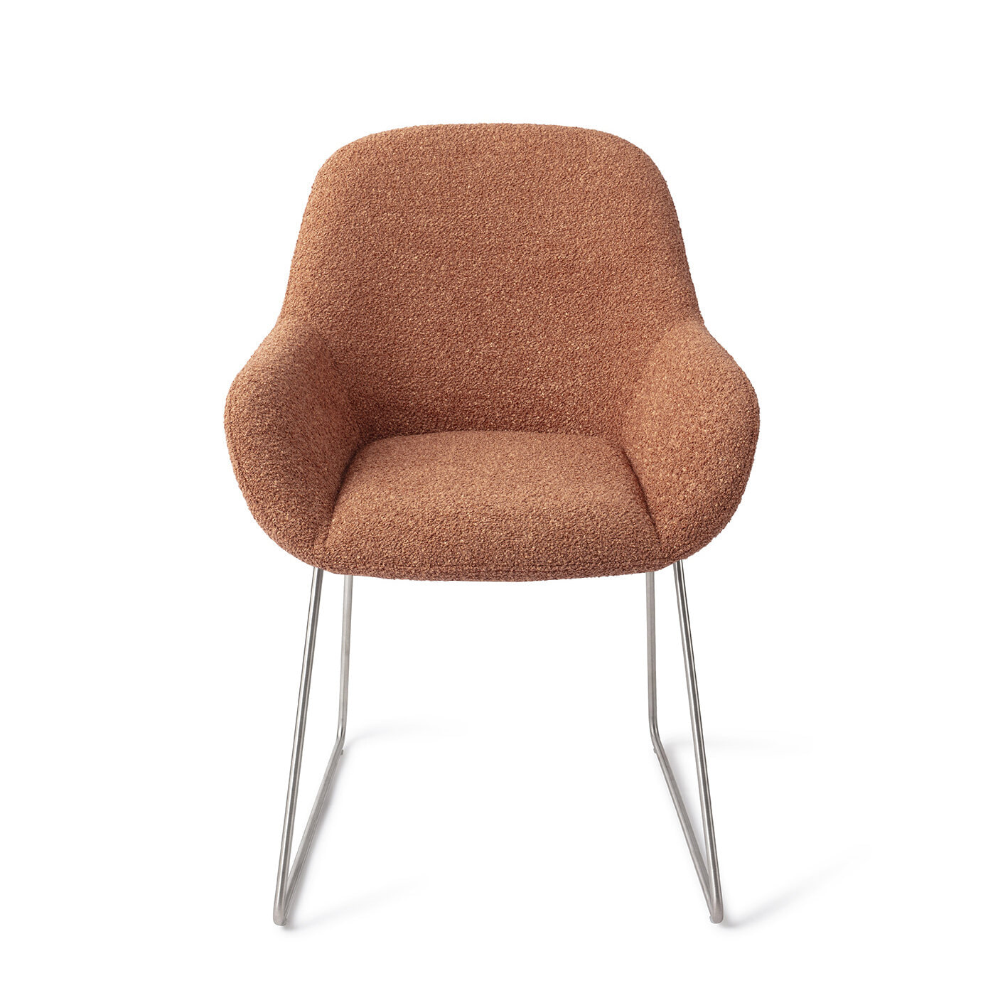 Jesper Home Eetkamerstoel 'Kushi' Slide Steel, kleur Amber Autumn