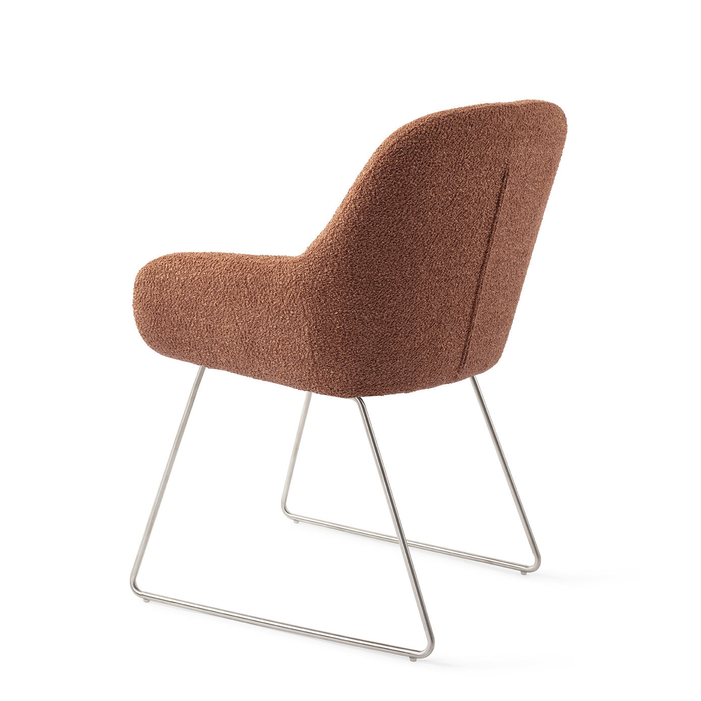 Jesper Home Eetkamerstoel 'Kushi' Slide Steel, kleur Amber Autumn