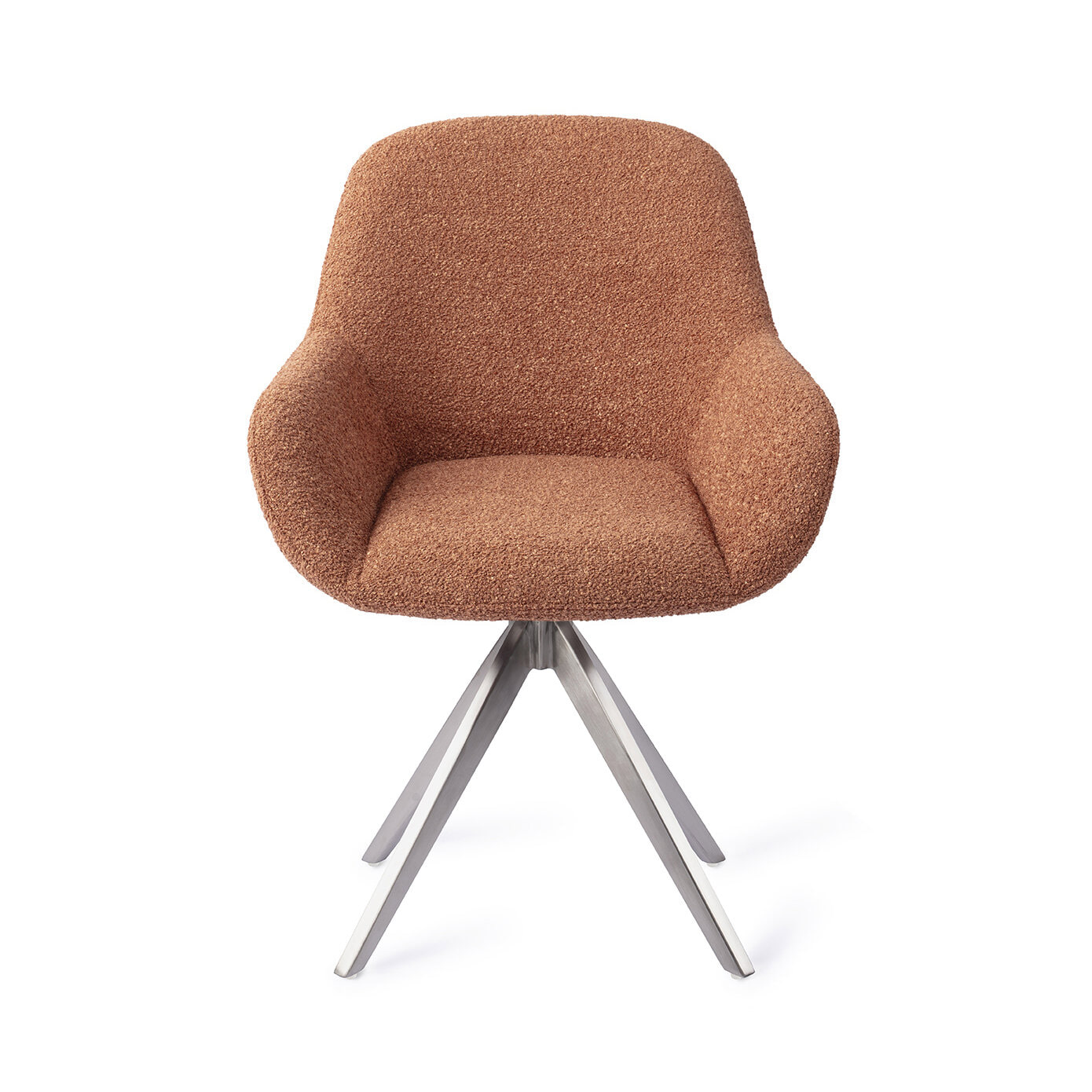 Jesper Home Draaibare Eetkamerstoel 'Kushi' Turn Steel, kleur Amber Autumn