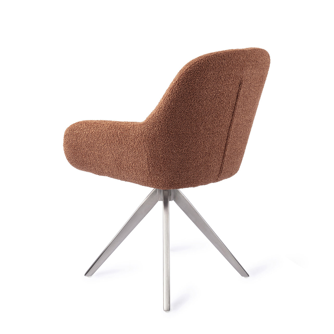 Jesper Home Draaibare Eetkamerstoel 'Kushi' Turn Steel, kleur Amber Autumn
