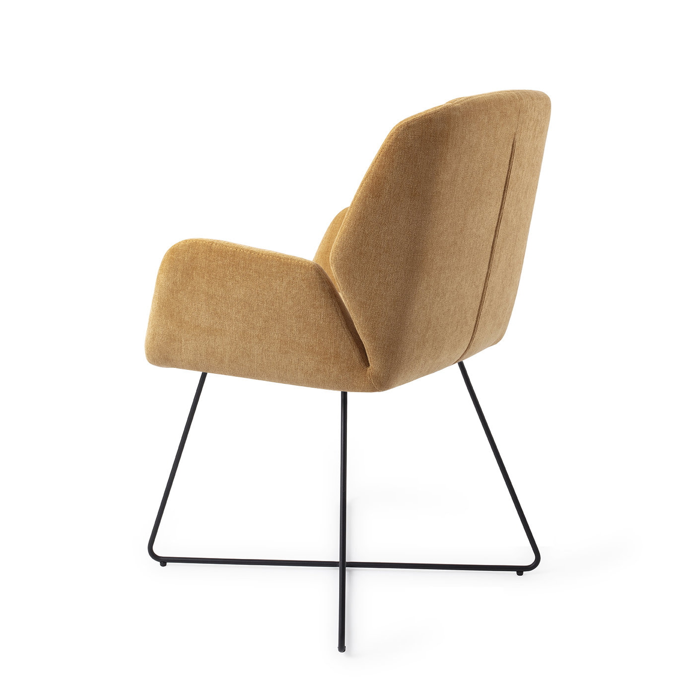 Jesper Home Eetkamerstoel 'Myoko' Cross Black, kleur El Dorado