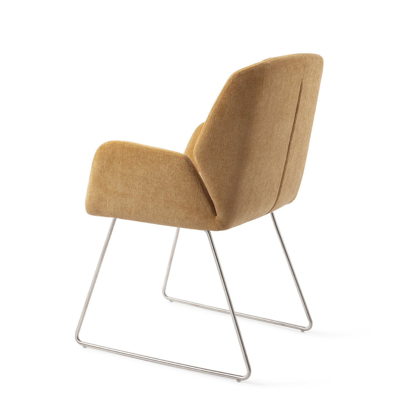 Jesper Home Eetkamerstoel 'Myoko' Slide Steel, kleur El Dorado