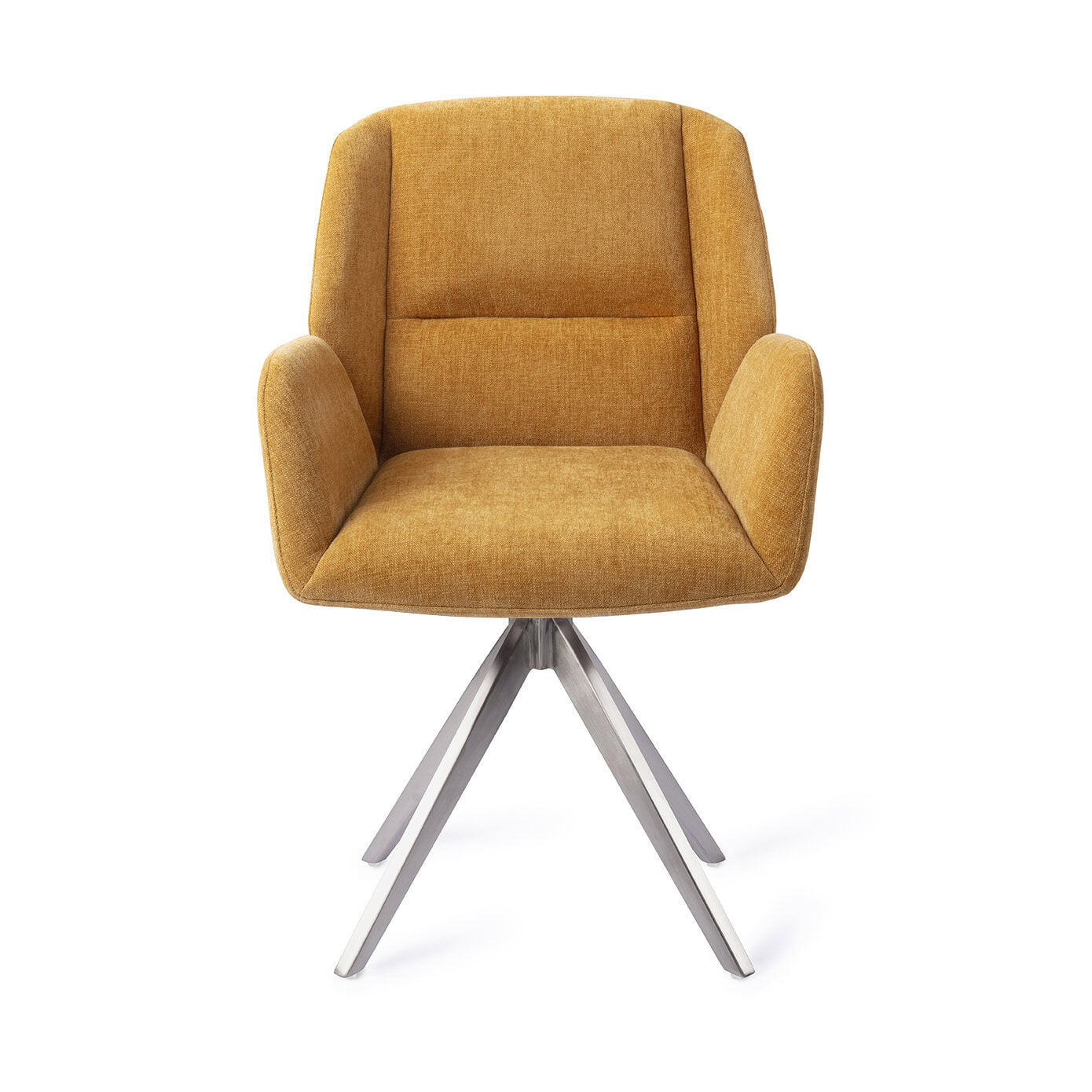 Jesper Home Draaibare Eetkamerstoel 'Myoko' Turn Steel, kleur El Dorado