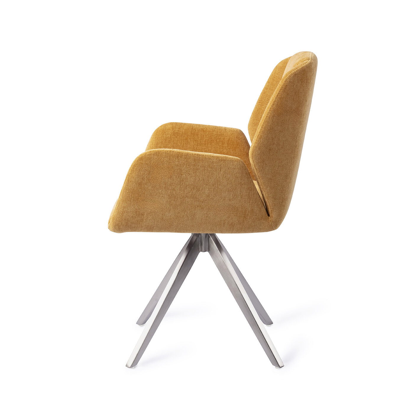 Jesper Home Draaibare Eetkamerstoel 'Myoko' Turn Steel, kleur El Dorado