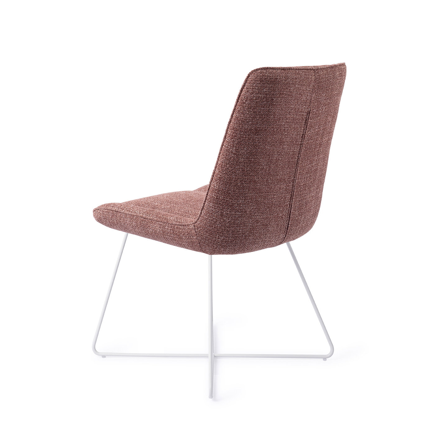 Jesper Home Eetkamerstoel 'Umedo' Cross White, kleur Scarlet Grain