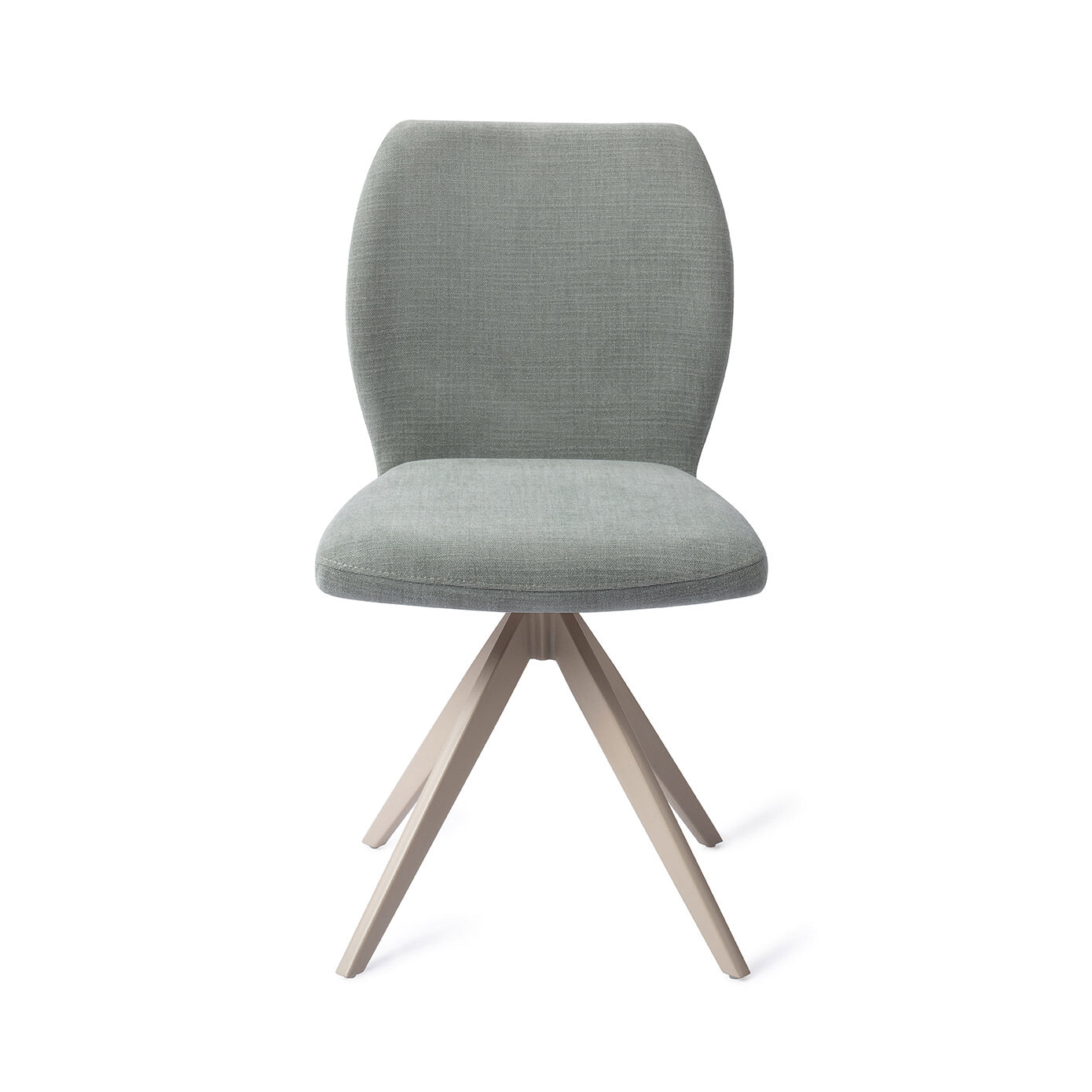 Jesper Home Draaibare Eetkamerstoel 'Ikata' Turn Beige, kleur Breezy Blue