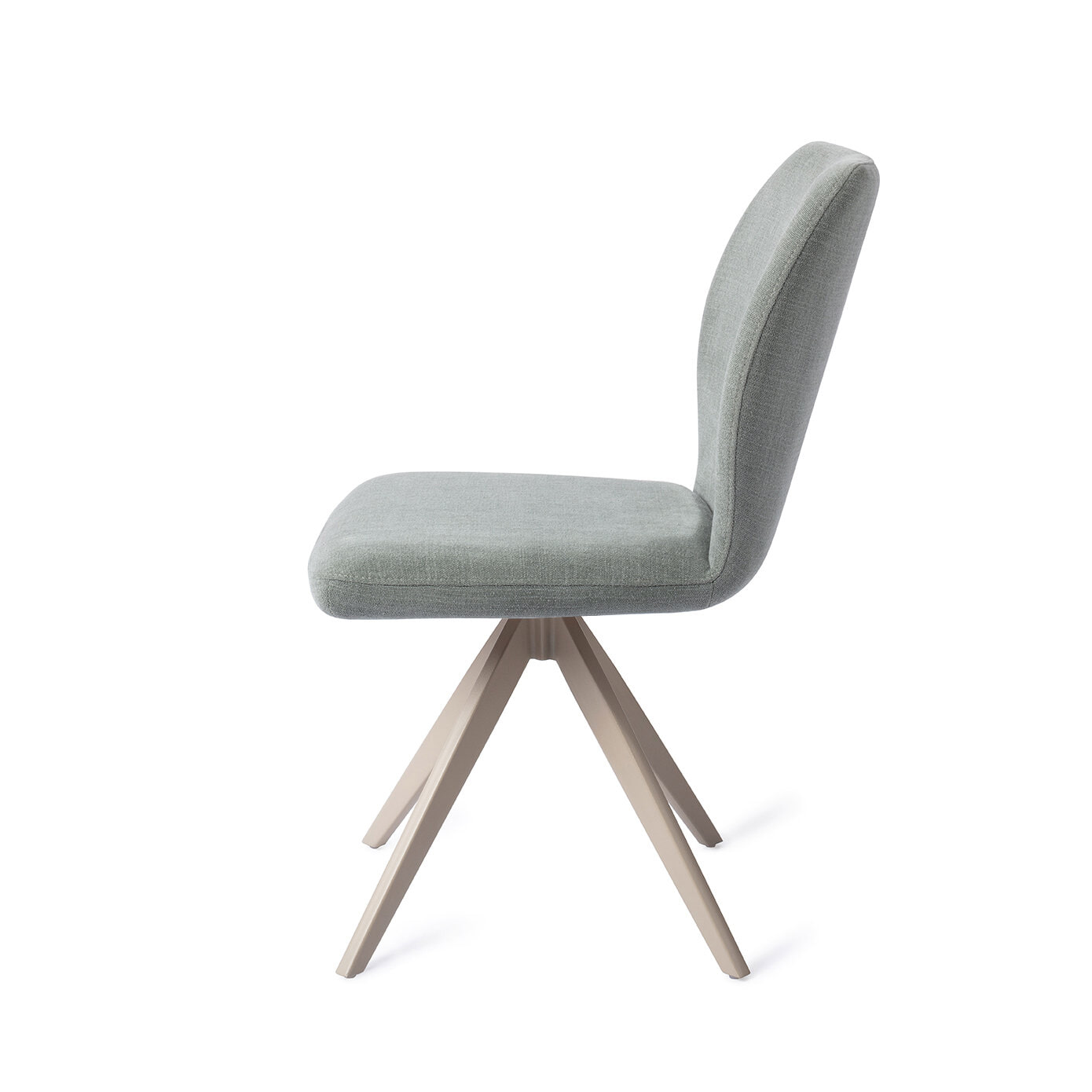 Jesper Home Draaibare Eetkamerstoel 'Ikata' Turn Beige, kleur Breezy Blue