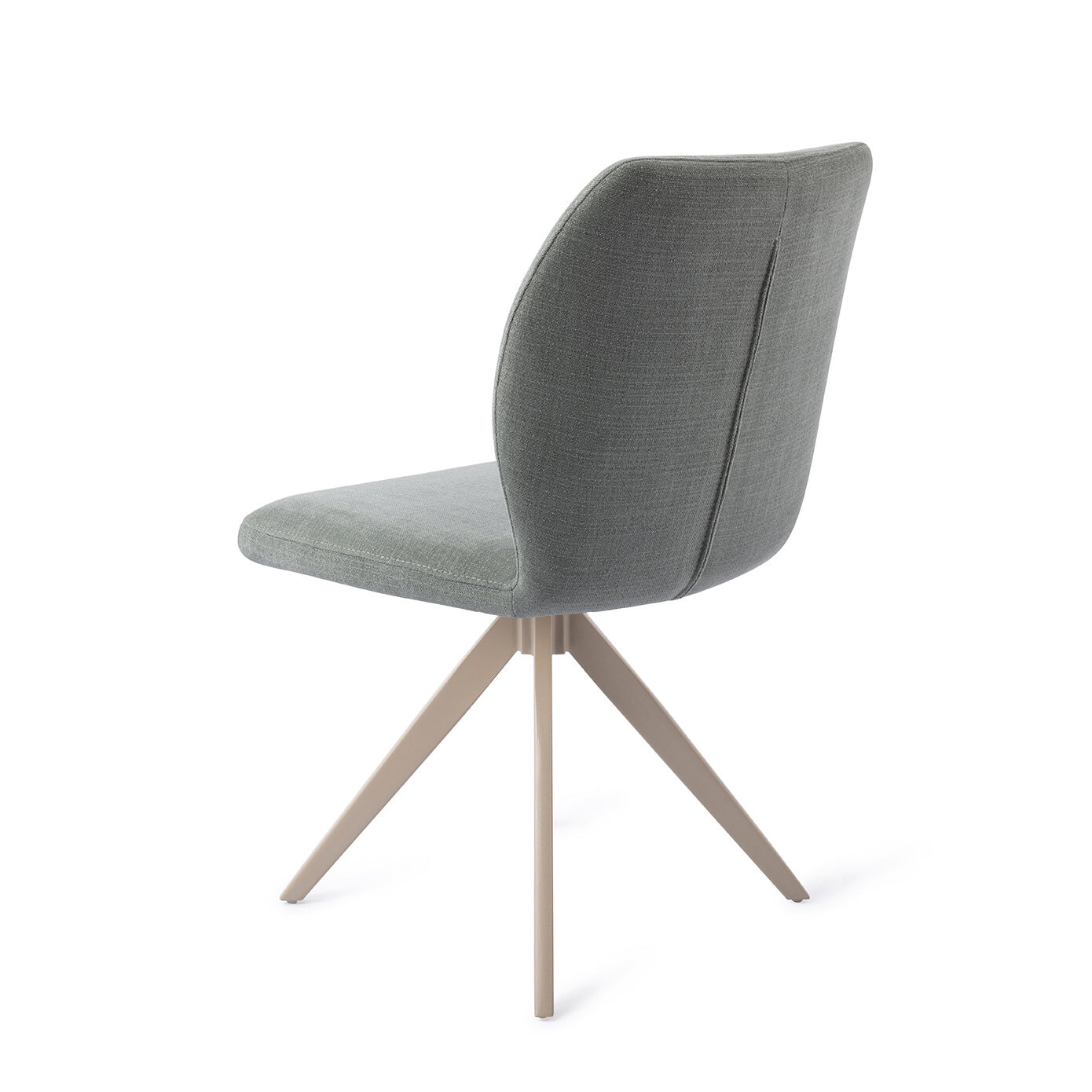 Jesper Home Draaibare Eetkamerstoel 'Ikata' Turn Beige, kleur Breezy Blue