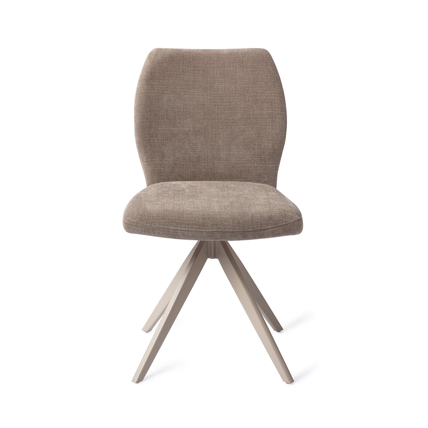 Jesper Home Draaibare Eetkamerstoel 'Ikata' Turn Beige, kleur Mocha Mist
