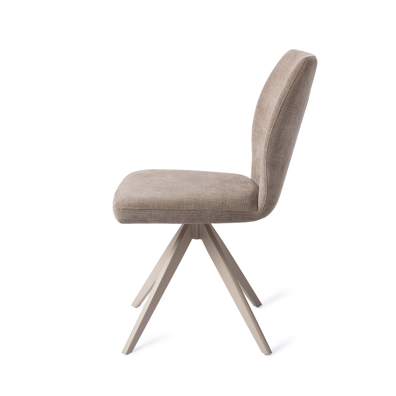 Jesper Home Draaibare Eetkamerstoel 'Ikata' Turn Beige, kleur Mocha Mist
