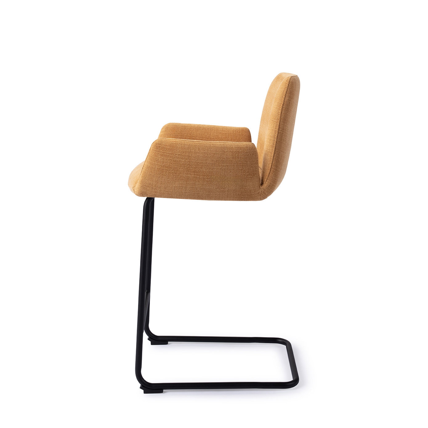 Jesper Home Barstoel 'Misaki' Arch Black, kleur Honey Harvest (zithoogte 65cm)