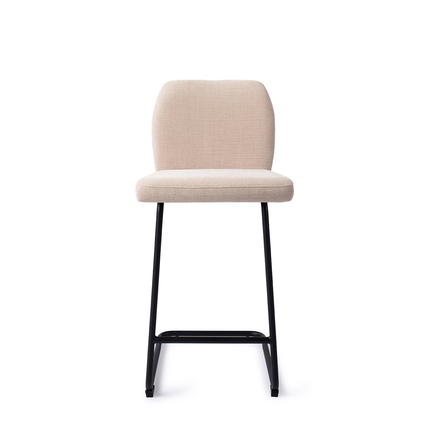 Jesper Home Barstoel 'Ikata' Arch Black, kleur Sand Strand (zithoogte 65cm)
