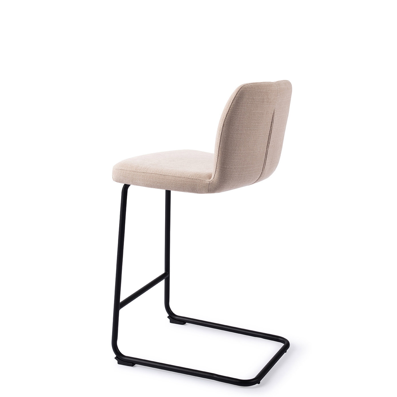 Jesper Home Barstoel 'Ikata' Arch Black, kleur Sand Strand (zithoogte 65cm)
