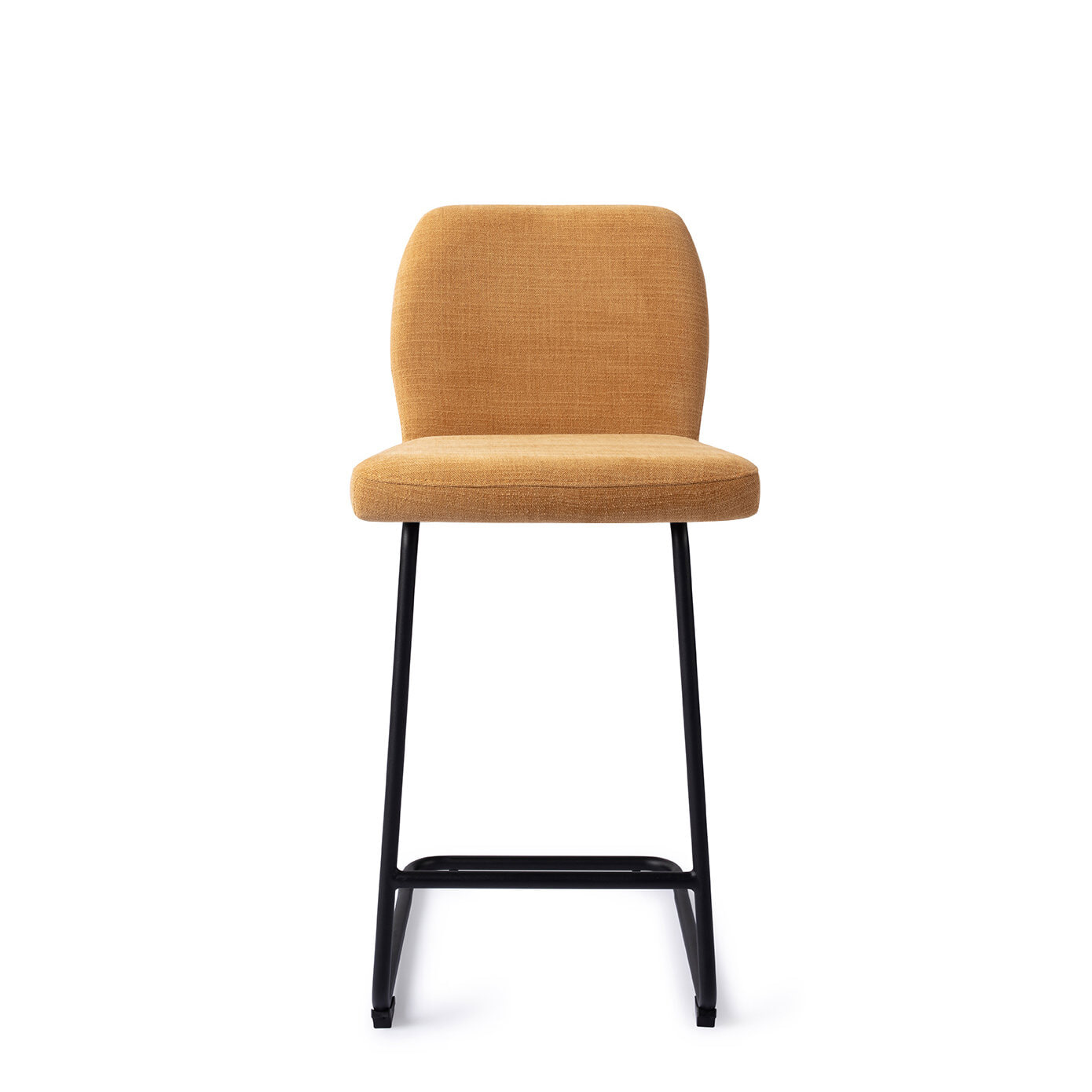 Jesper Home Barstoel 'Ikata' Arch Black, kleur Honey Harvest (zithoogte 65cm)