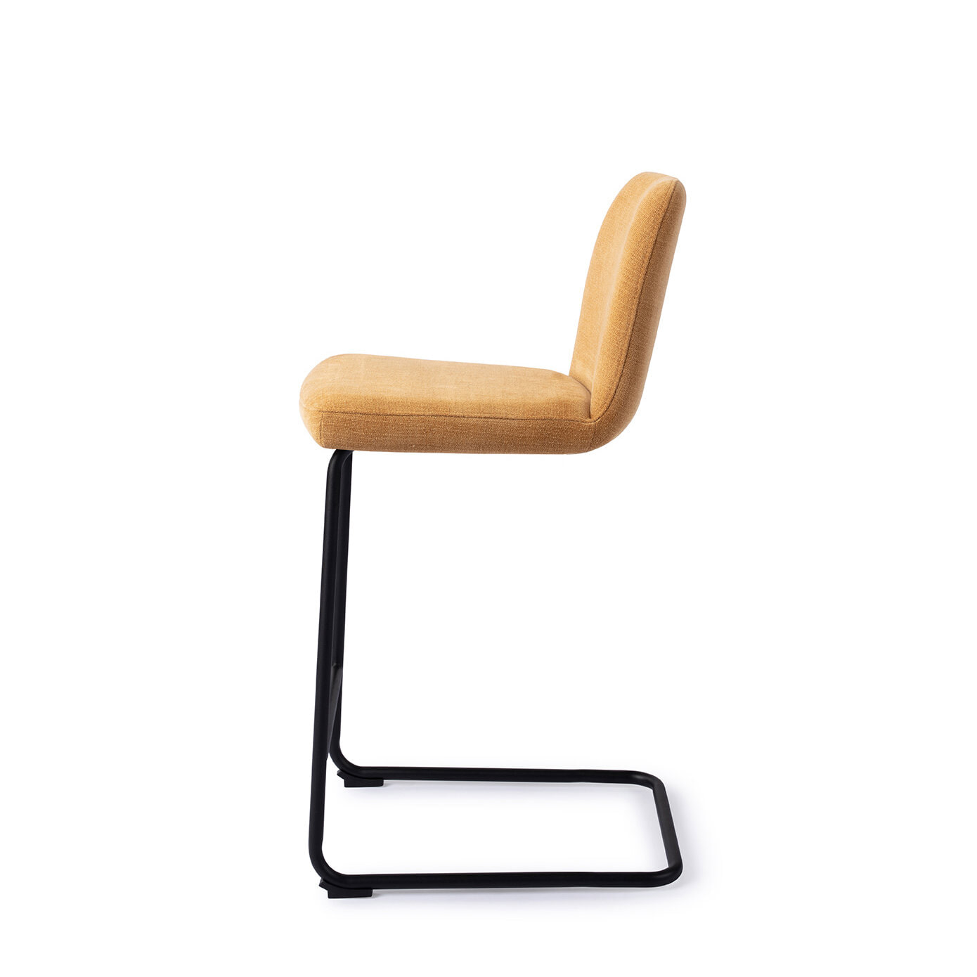 Jesper Home Barstoel 'Ikata' Arch Black, kleur Honey Harvest (zithoogte 65cm)