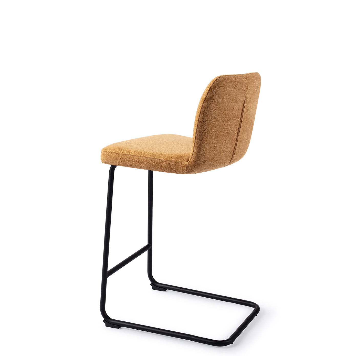 Jesper Home Barstoel 'Ikata' Arch Black, kleur Honey Harvest (zithoogte 65cm)