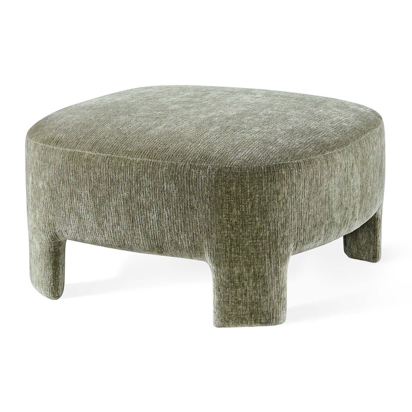 Jesper Home Hocker 'Launo' Chenille, kleur Serpentine