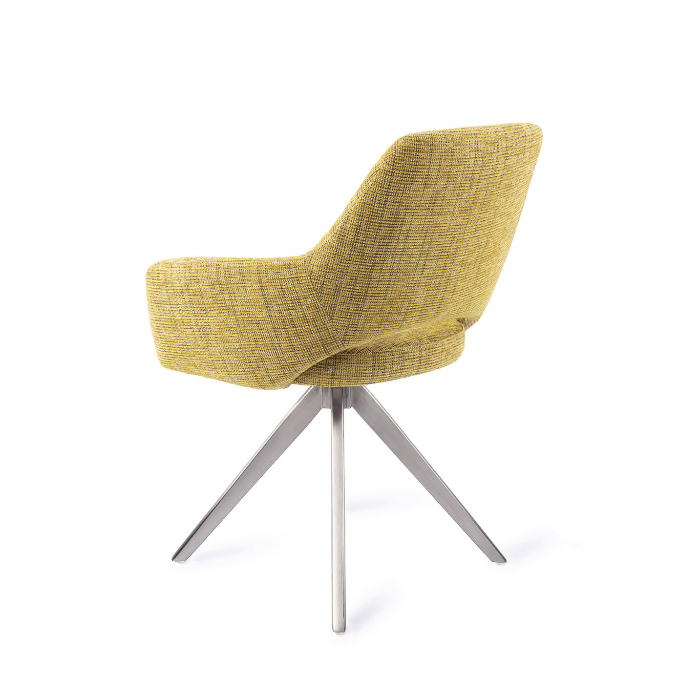 Jesper Home Eetkamerstoel 'Yanai' Turn Steel, kleur Lemon Lines