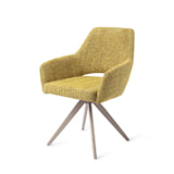 Jesper Home Eetkamerstoel 'Yanai' Turn Beige, kleur Lemon Lines