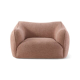 Jesper Home Fauteuil 'Soroy' Bouclé, kleur Roselle
