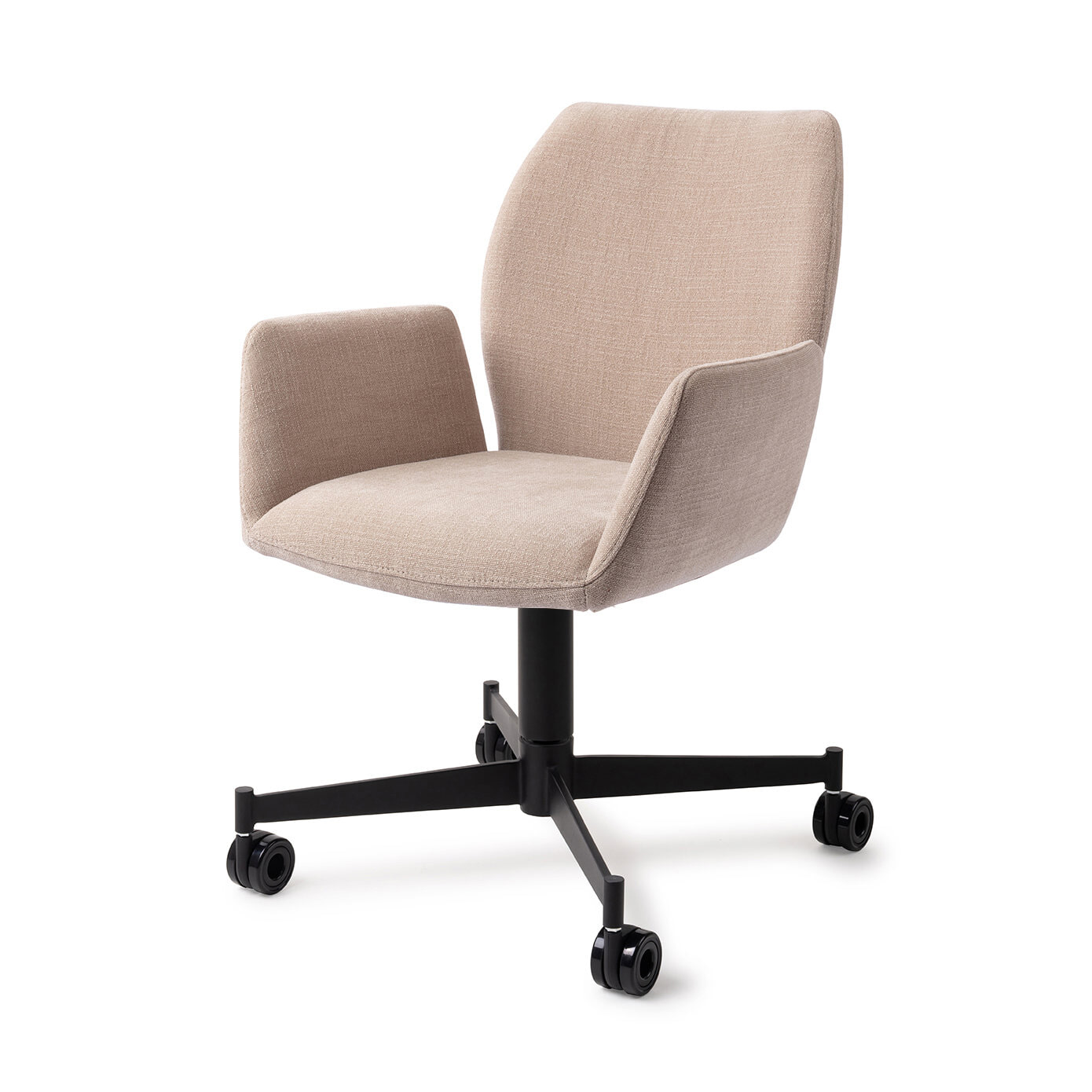 Jesper Home Eetkamerstoel Misaki Caster Black - Sand Strand