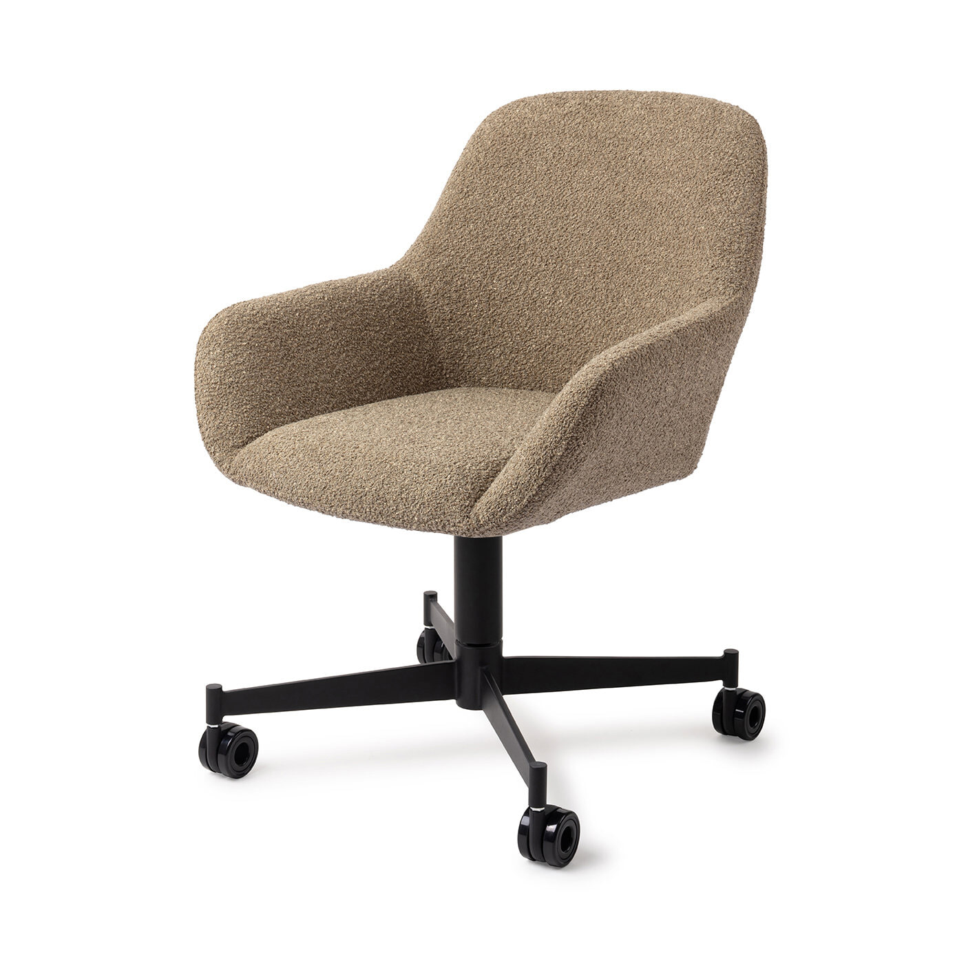 Jesper Home Eetkamerstoel Kushi Caster Black - Moss Meadow