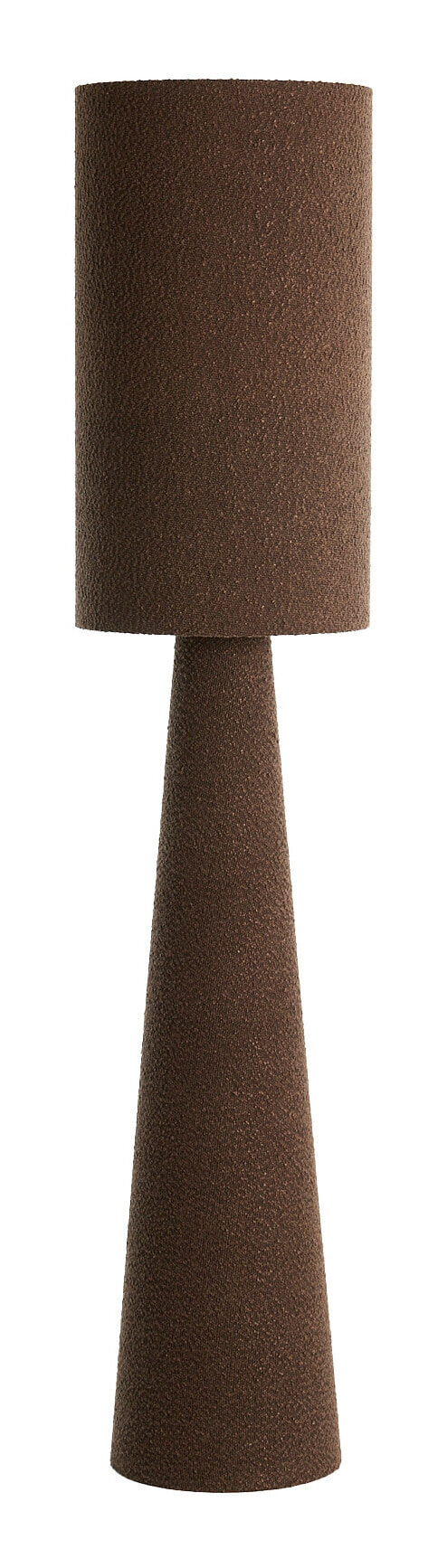 Light & Living Vloerlamp Micky Bouclé, 180cm - Bruin - Rond