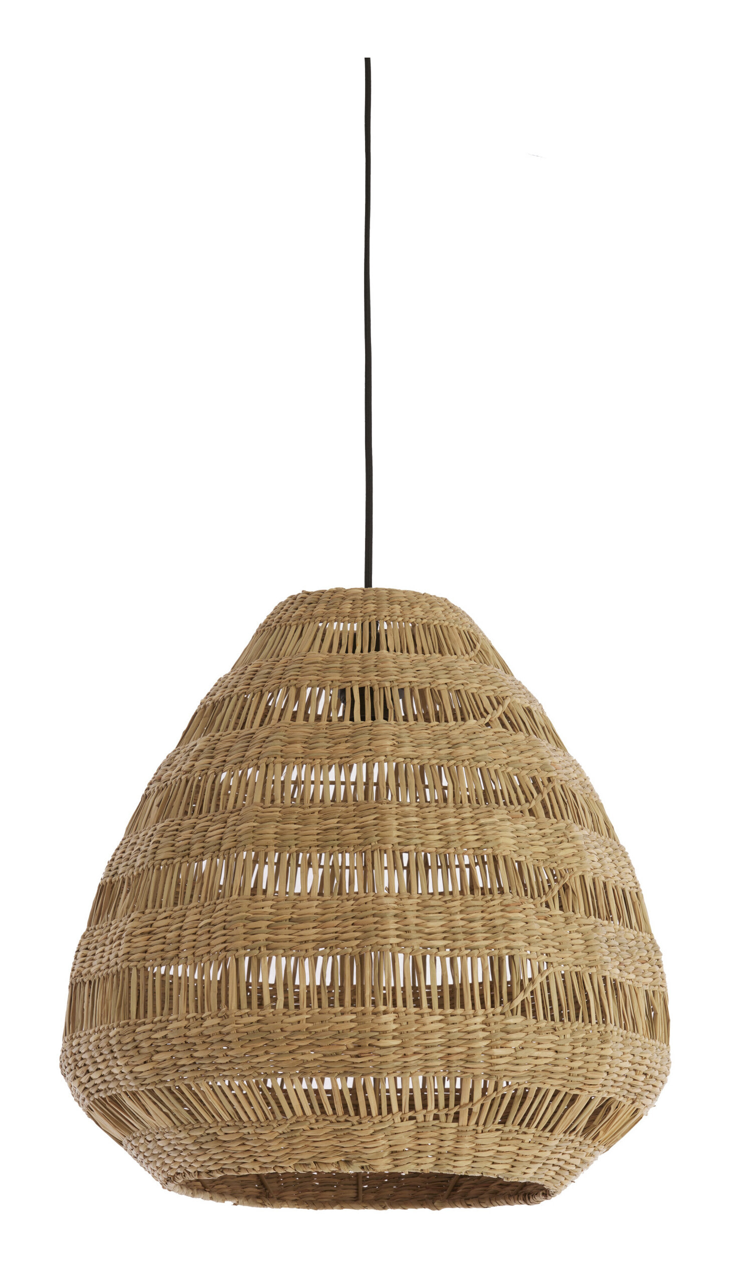 Light & Living Hanglamp Soluna Zeegras, Ø47cm - Naturel - Rond