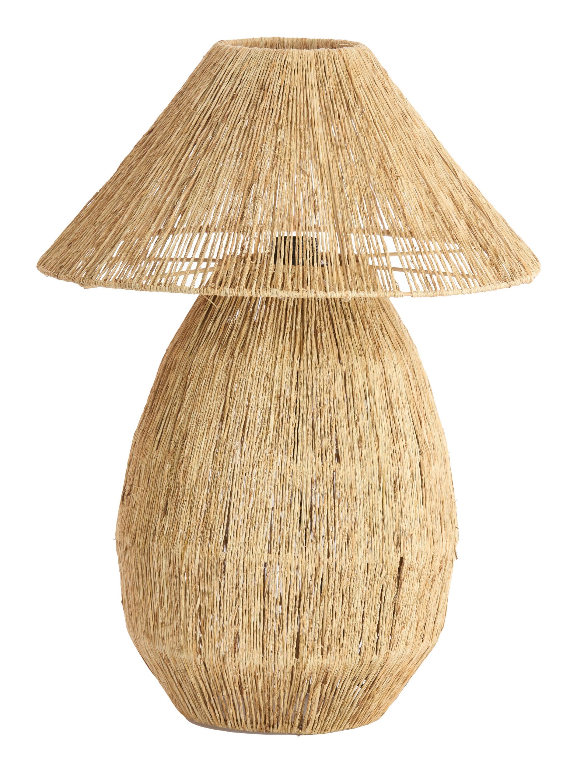 Light & Living Tafellamp Maruva Jute, 55cm - Naturel - Rond